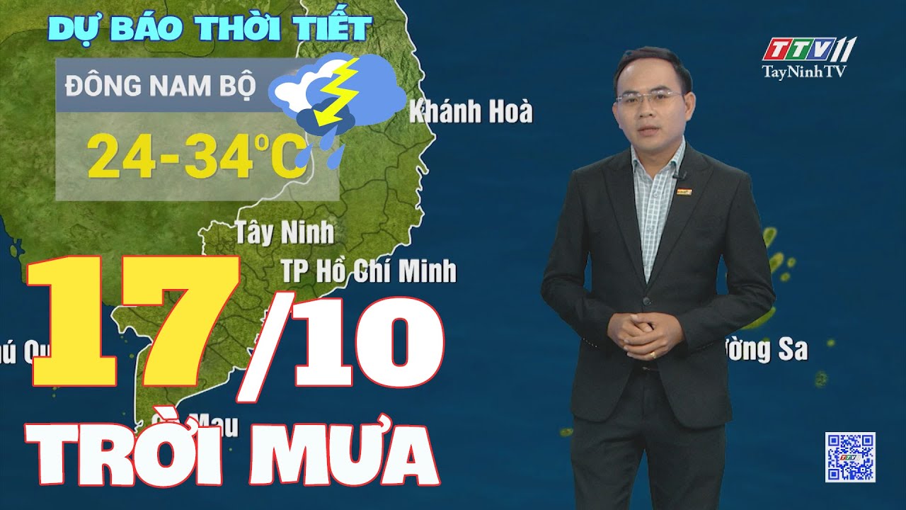 Bản tin thời tiết 17-10-2024 | TayNinhTVENT